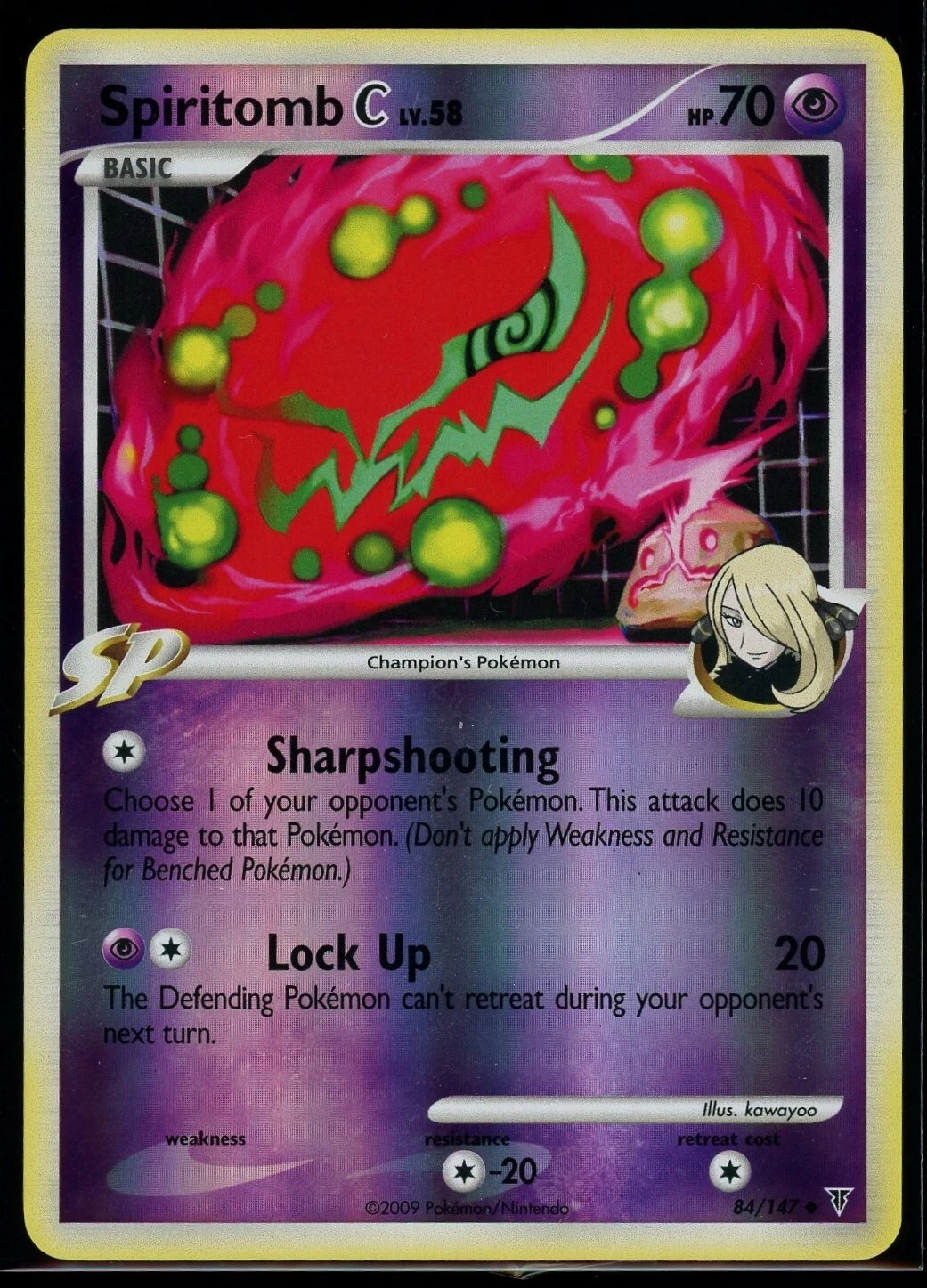 Spiritomb C 84/147 Platinum Supreme Victors Reverse Holo