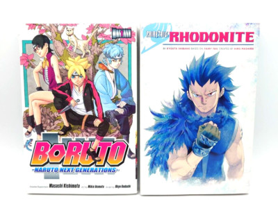 Boruto Naruto Next Generations & Rhodonite Manga Book Lot Japan Anime