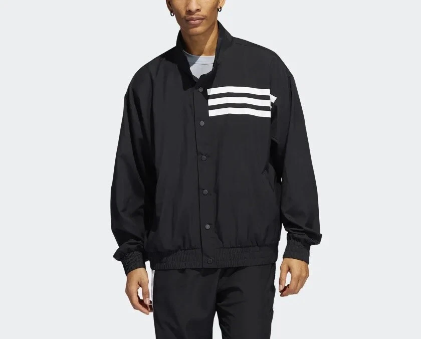 Adidas sales snap jacket