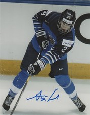 Team Finland Anton Lundell Signed Autographed 8x10 Photo COA #2