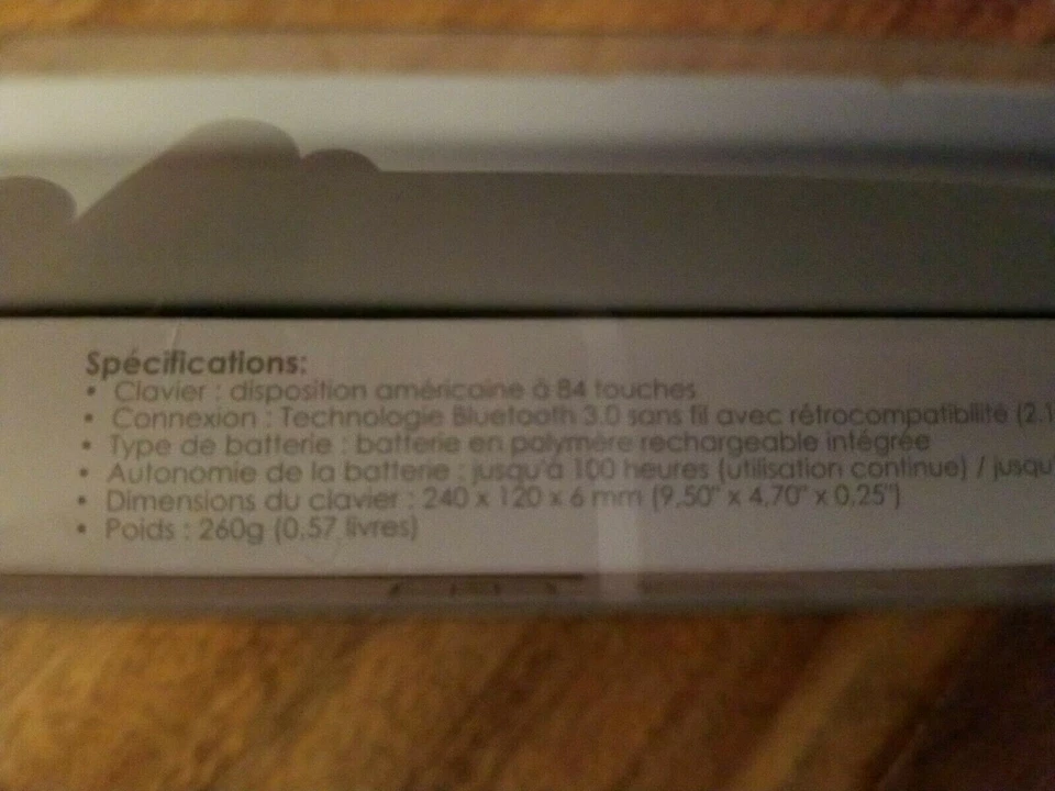 Adesso WKB-1000BW Wireless Keyboard - Image 4 of 4