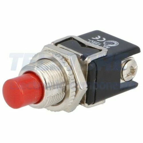 Interrupteurs à poussoir rouges