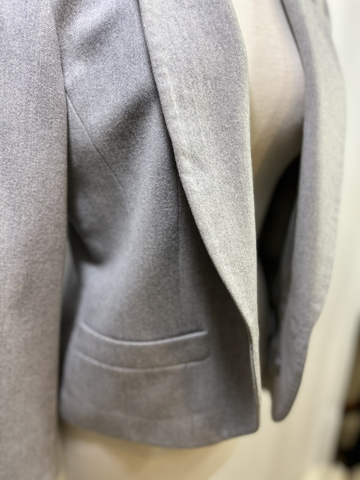 Pendleton Virgin Wool Light Gray Blazer Womens Si… - image 8