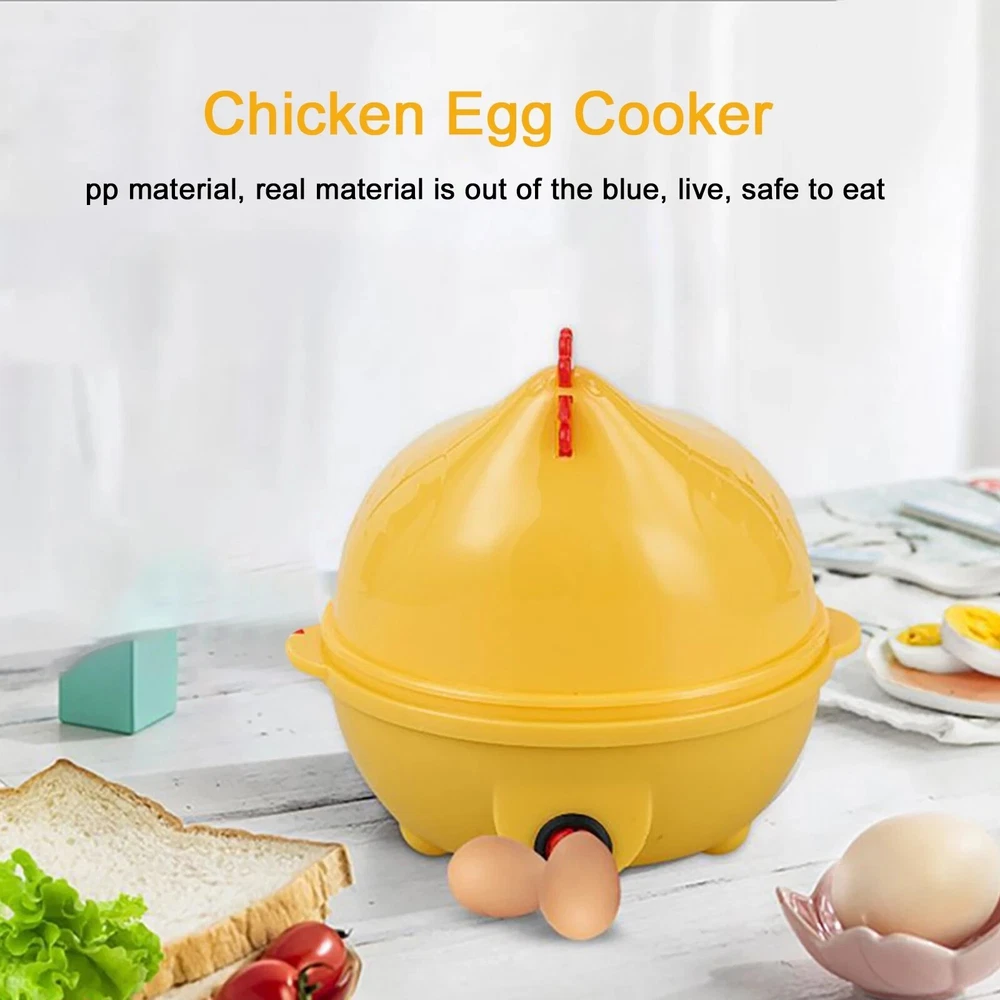 Dash Rapid Electric Egg Cooker Automatic Steam Boiler Kitchen Appliance in Rooster Design Dash Rapid Electric Egg Cooker Automatic Steam Boiler Kitchen Appliance in Rooster Design