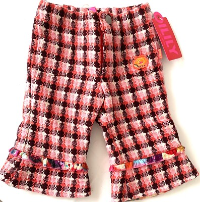 Oilily  Hose Mädchen Tweed Danel Rosa Rot Gr.74 NEU