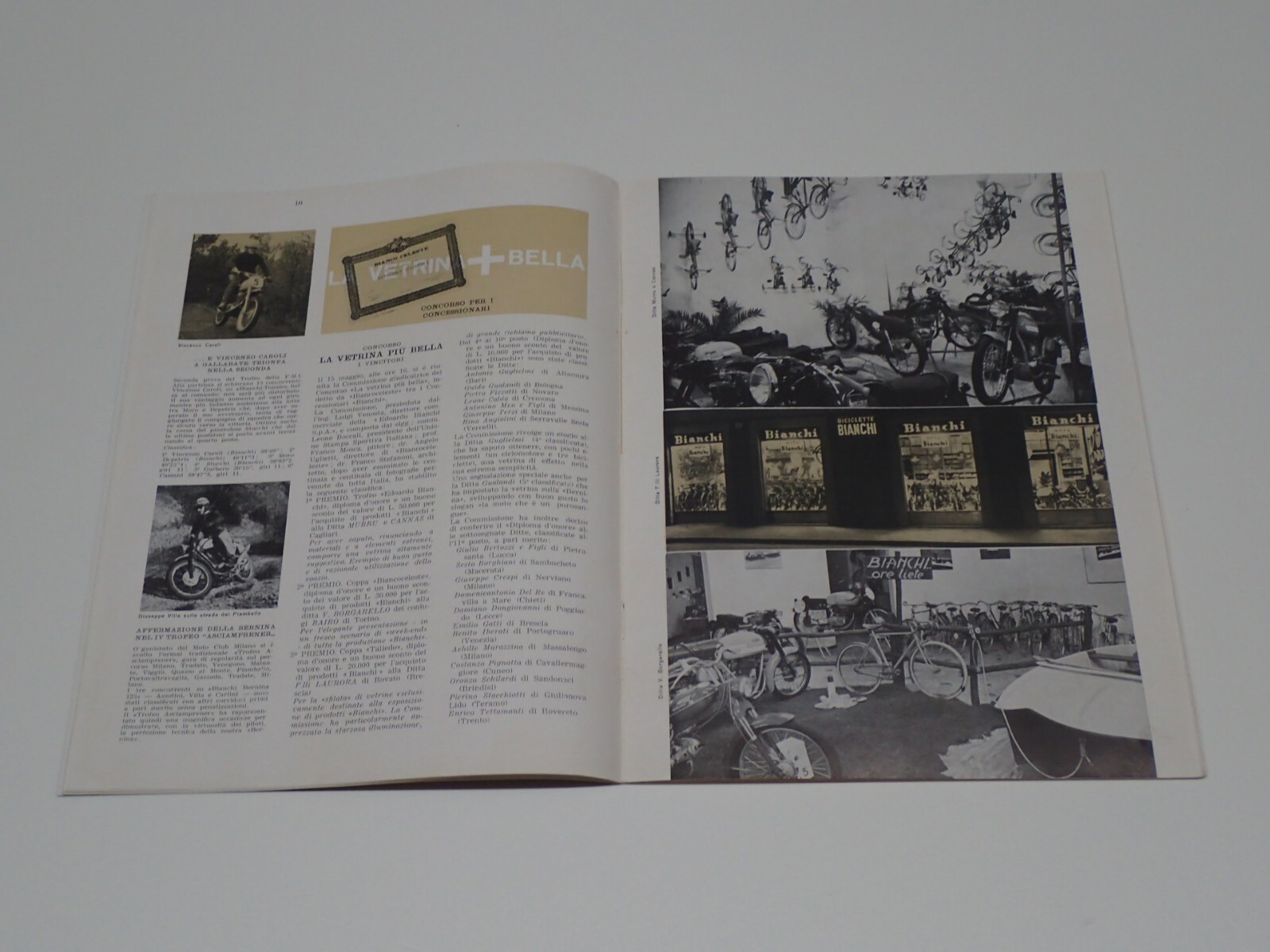 Publicité Originale Pirelli Années 30 - Edoardo Bianchi Auto Moto Vélos - 24x16cm