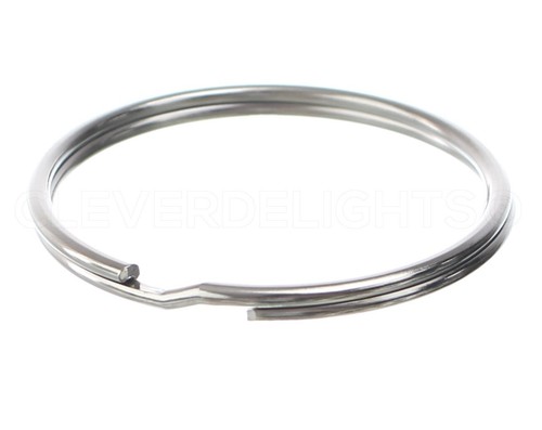 25 Pack - 2" Key Rings - Heavy Duty Split Key Ring - 2 Inch Diameter - 第 1/2 張圖片
