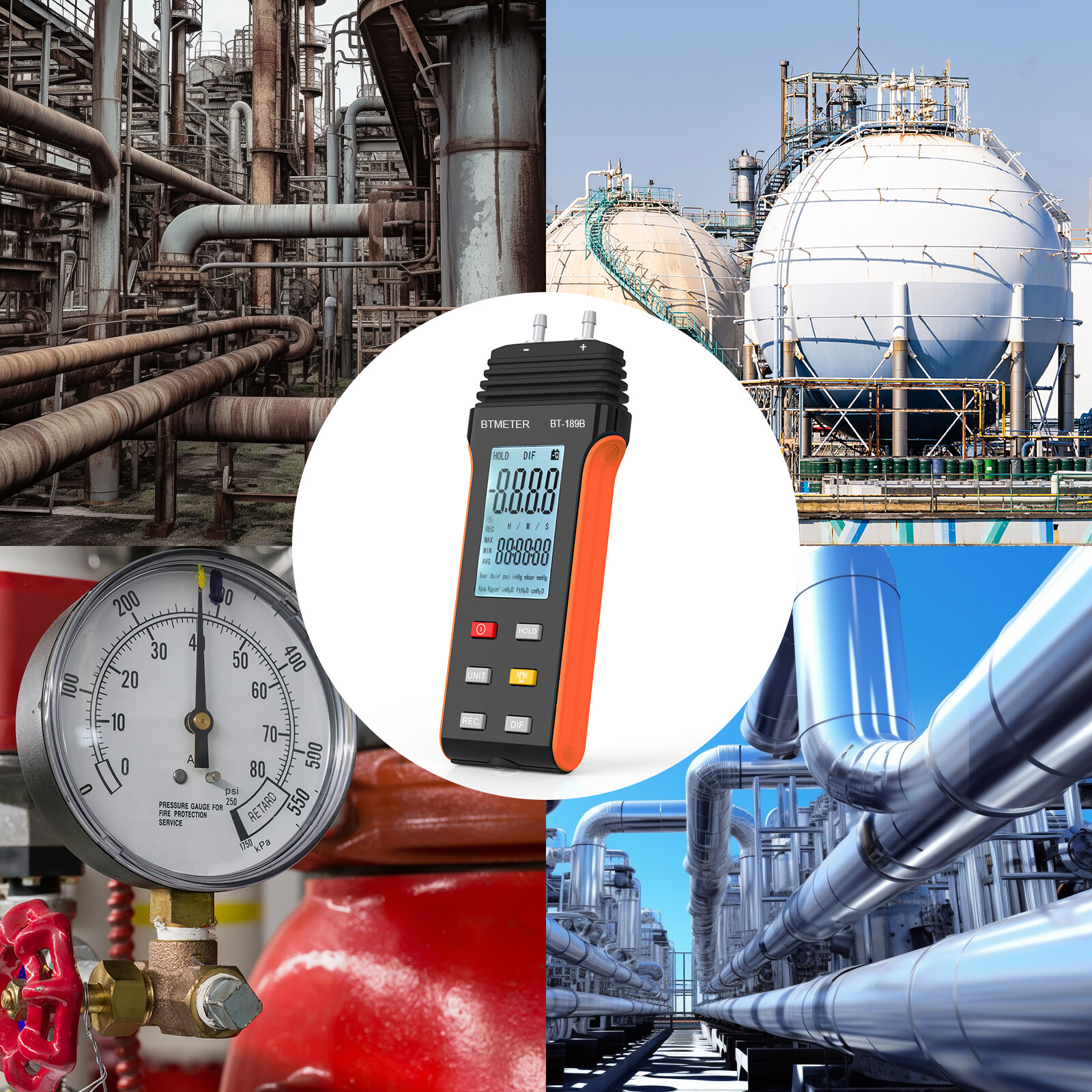 L205 + Kühlung Vakuum Gauge HVAC Klimaanlage Leckage Test