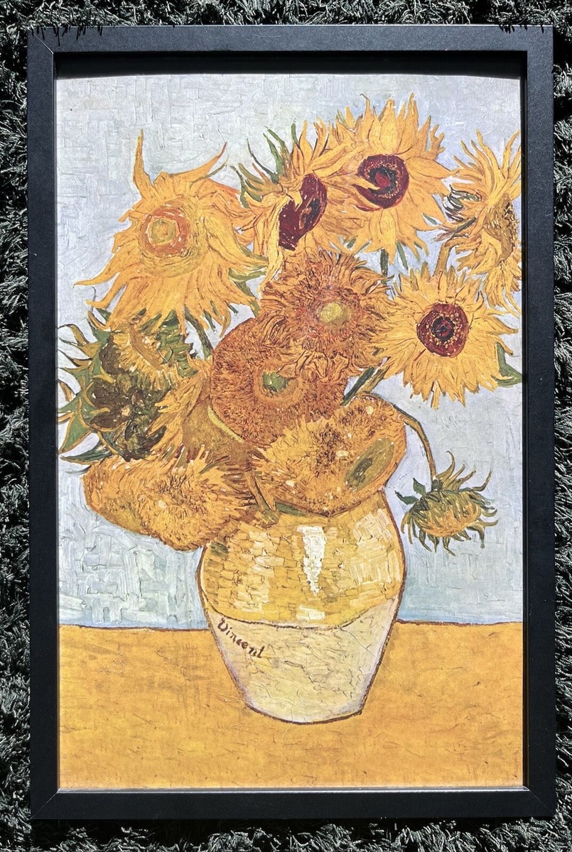 Wee Blue Coo Grußkarte „Sonnenblumen“ Von Van Gogh – 17,5x12,5 Cm, Blanko Innen, Mit Umschlag