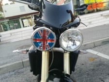 Triumph adesivo trasparente copri fanale inglese Union Jack speed street triple
