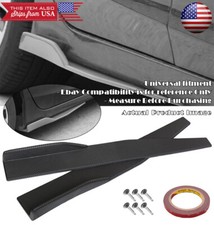 Difusores Canard de ala de ala divisor de faldón lateral de carbono 3D para Ford Chevy Dodge