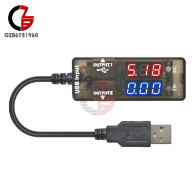 Cable LED USB Charger Doctor Power Current Voltage Tester Meter Detector Monitor