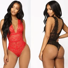 Women's Sexy Lingerie Sleepwear Babydoll Underwear Lace Dress G-String Nightwear