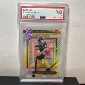 2022 Panini Xr Kenny Pickett X-clusive Rookie Case Hit SSP Acetate Steelers PSA9