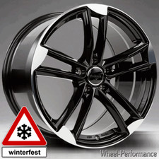 21 Zoll W27 Alufelgen 9,5x21 5x112 ET35 schwarz poliert für Mercedes