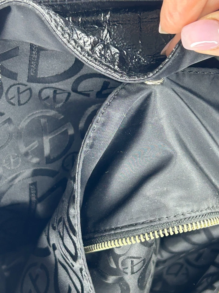 Francesco Biasia Nylon Convertible Tote Weekender Xlarge Black Mary Poppins RARE - Image 4 of 4