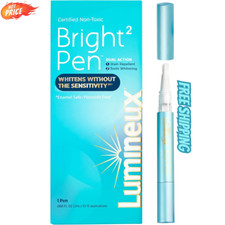 Lumineux 2-In-1 Whitening Pen 1 Pack Enamel Safe and Clinically Proven to Whit