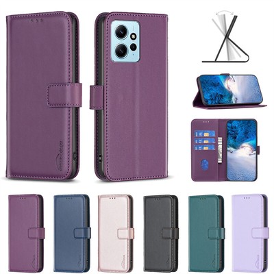 Slim Wallet Leather Flip Cover Case For Xiaomi 13T Redmi Note 13 Note 12 13C A3