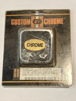 Custom Chrome Rubber Spacer Cover Part Number - 14-200