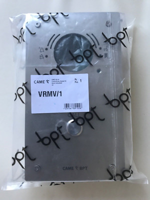 1 x BPT VRMV/1 Unterputz Surround und Frontplatte für X1 Video Entry Systeme