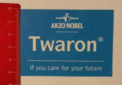 Aufkleber/Sticker: Akzo Nobel Twaron - If you care for your future (06041770)