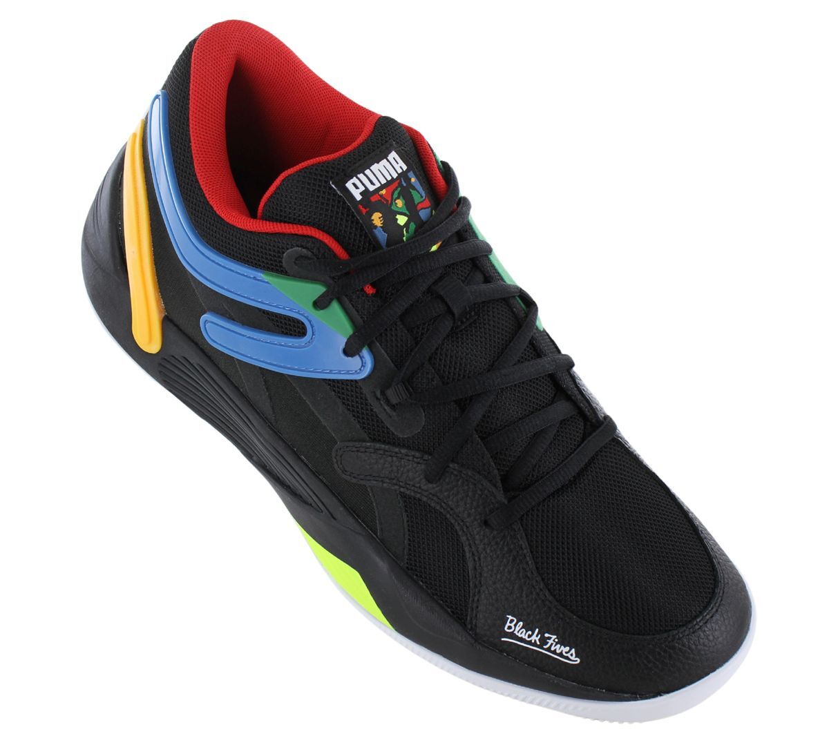 Size 12 - Black Fives x Puma TRC Blaze Court Black Saffron  display picture 2