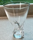 F520~ Steuben Crystal Spiral Vase #8058  MCM David Pollard Design 1955 Signed