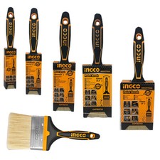 Pennello per pittura e smalti vernici con setola bionda Manico soft touch Ingco