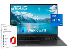 ASUS VivoBook 16", 5.0 GHz Intel i7, Office 2021, 16GB RAM & 1TB SSD, Win 11 Pro