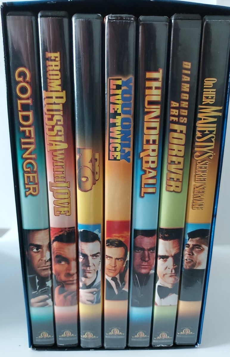 The James Bond Collection - Special Edition Dvd 3 Box Gift