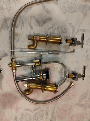 TOTO deck mount bath faucet W/ Valves TB6T Chrome NEW Out The Box
