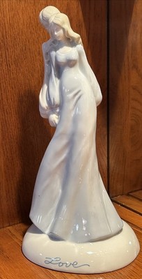 Vintage Soft Touch Creation Love Figurine Made In Japan 11  Porcelain 1970s