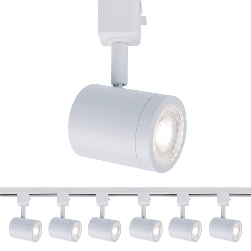 , Charge LED 10W Line Voltage Track Head 3000K in White for H Track (Pack of 6)