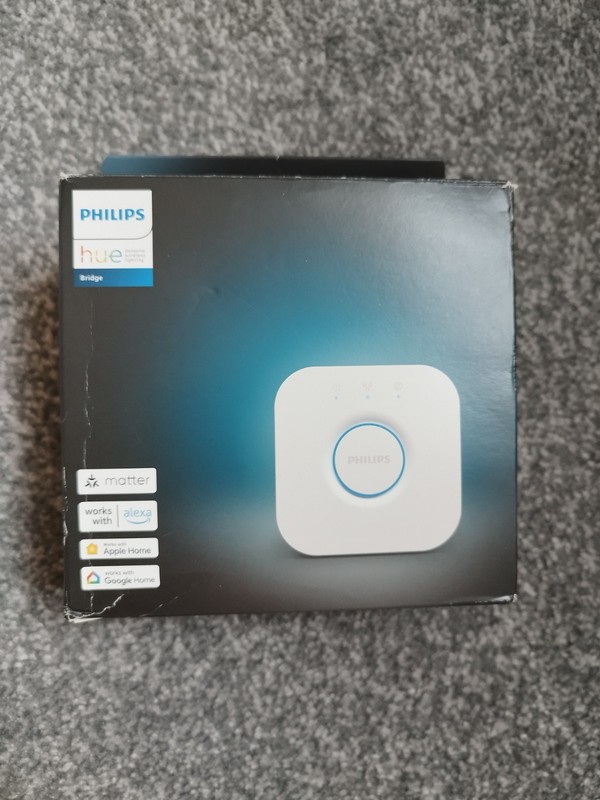 Philips Hue Bridge Smart Lighting Hub Zigbee Matter Alexa Google Home