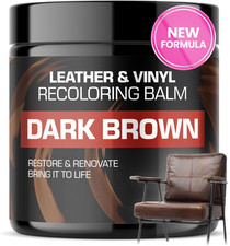 Leather Recoloring Balm Scratch Repair Color Restorer for Couch Furniture