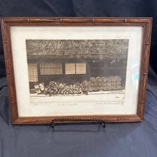 HIROTO NORIKANE ~ Japanese Etching Signed “Winter Supplies” ~ Limited Ed. 48/100