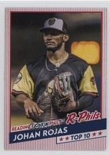 2022 Reading Fightin Phils Top 10 Team Issue Johan Rojas 0wd2