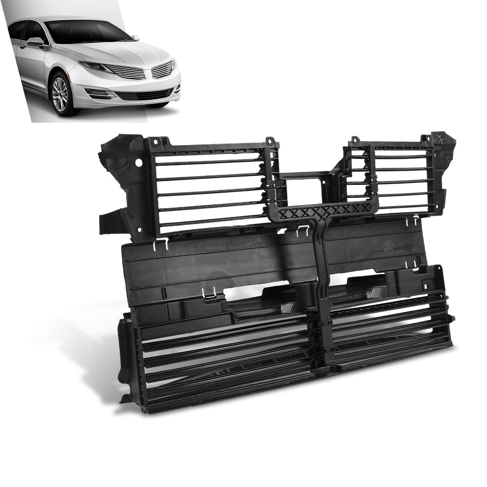 Fit For 15-16 Lincoln MKZ 2.0L 3.7L Grille Shutter Assembly W/O Motor FP5Z8475A