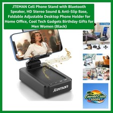Portable Bluetooth Speaker  Adjustable Phone Stand - Perfect for Home or Office