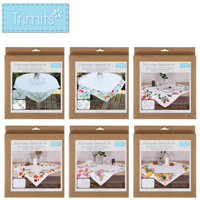 Trimits Sticksets Tischdecken - Wohndeko - Geschenke - Nähen - Handarbeit