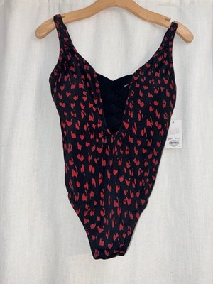 Apt. 9 Misses Swimwear Criss Cross Maillot Size S (4-6)