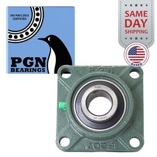 UCF207-20 Solid Base Pillow Block Flange Mounted Bearing 1-1/4" Bore 4 Bolt