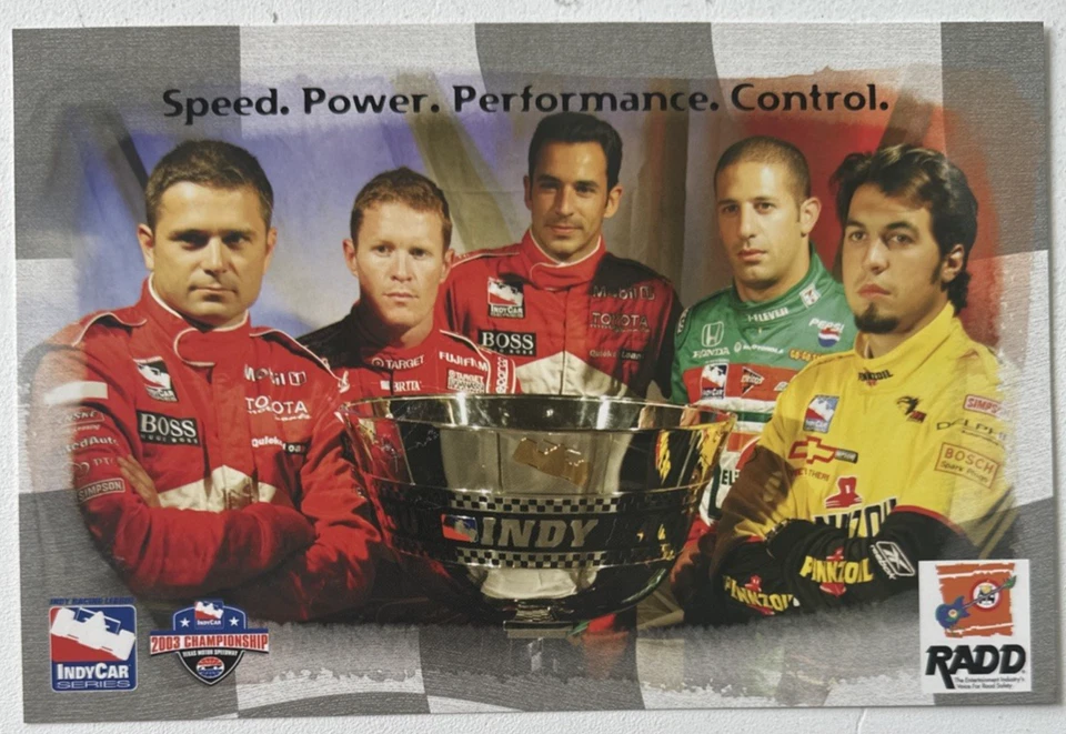 2003 Texas Motor Speedway Chevy 500 Souvenir Program IndyCar Gil de Ferran *MINT - Image 4 of 4