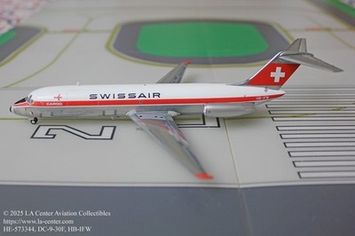 Herpa Wings Swissair Cargo Douglas DC-9-30F in Old Color Diecast Model in 1:200