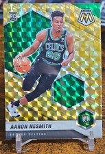 2020-21 Aaron Nesmith Rookie Yellow Reactive Mosaic Prizm Boston Celtics