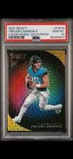 2021 Select Trevor Lawrence Rookie Color Wheel Gold Prizm 05/10 Gem Mint PSA 10