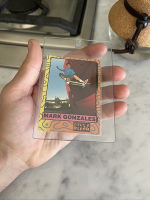 1987 Astroboyz Surfing Mark Gonzales Skateboard Trading Card Rare Gonz Krooked