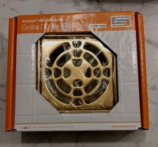 Schluter Kerdi-Drain Classic Shower Grate Kit Classic Gold (KD4GRKEVG)