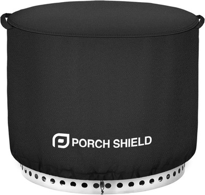 Fade Resistant Solo Stove Bonfire Cover - Waterproof Patio Fire Pit Cover round 