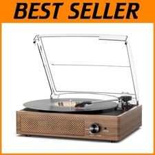 Bluetooth Belt-Driven Vintage Turntable